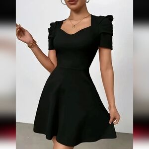 3/$30 Elegant Black Off-Shoulder Dress